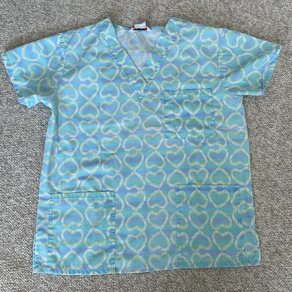 4 Woman Scrubs Tops Size M - Picture 2 of 9